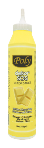 Poly Beyaz Çikolata Dekor Sos 750 Gr