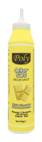 Poly Beyaz Çikolata Dekor Sos 750 Gr