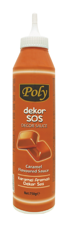 Poly Karamel Dekor Sos 750 Gr