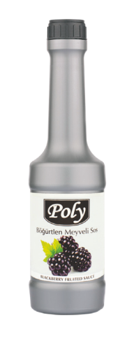 Poly Böğürtlen Meyve Püresi 1000 Gr