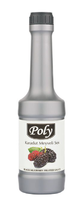 Poly Karadut Meyve Püresi 1000 Gr