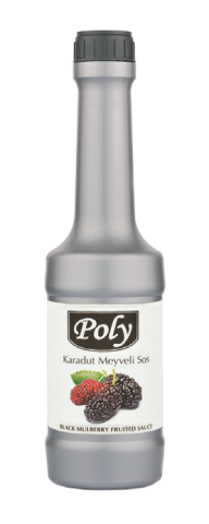 Poly Karadut Meyve Püresi 1000 Gr