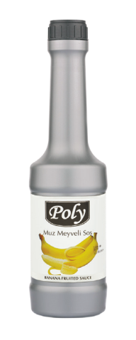 Poly Muz Meyve Püresi 1000 Gr