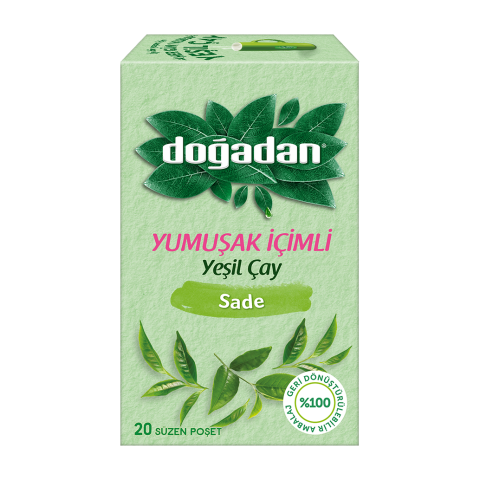 Doğadan Yeşil Çay Yumuşak İçimli 20 Li