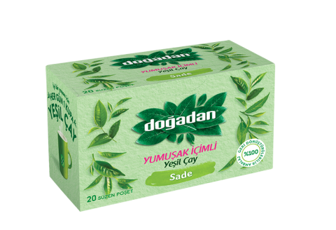 Doğadan Yeşil Çay Yumuşak İçimli 20 Li