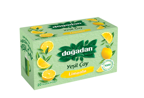 Doğadan Yeşil Çay Limonlu 20 Li