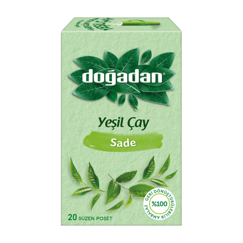 Doğadan Yeşil Çay Sade 20 Li