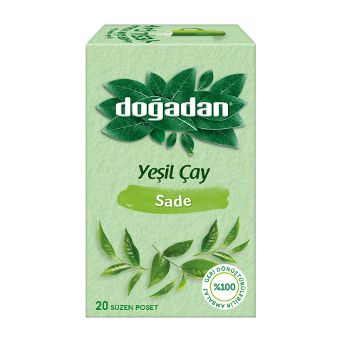 Doğadan Yeşil Çay Sade 20 Li