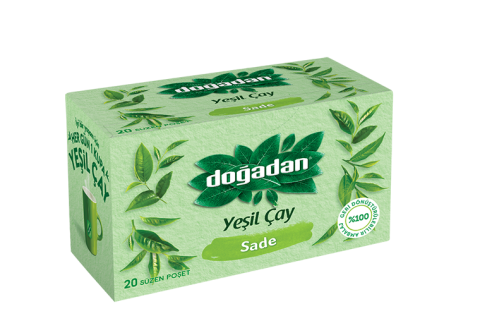 Doğadan Yeşil Çay Sade 20 Li
