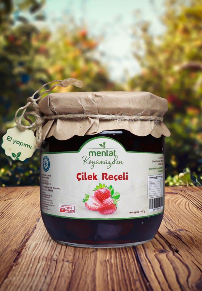 Mentat Çilek Reçeli 485 gr.