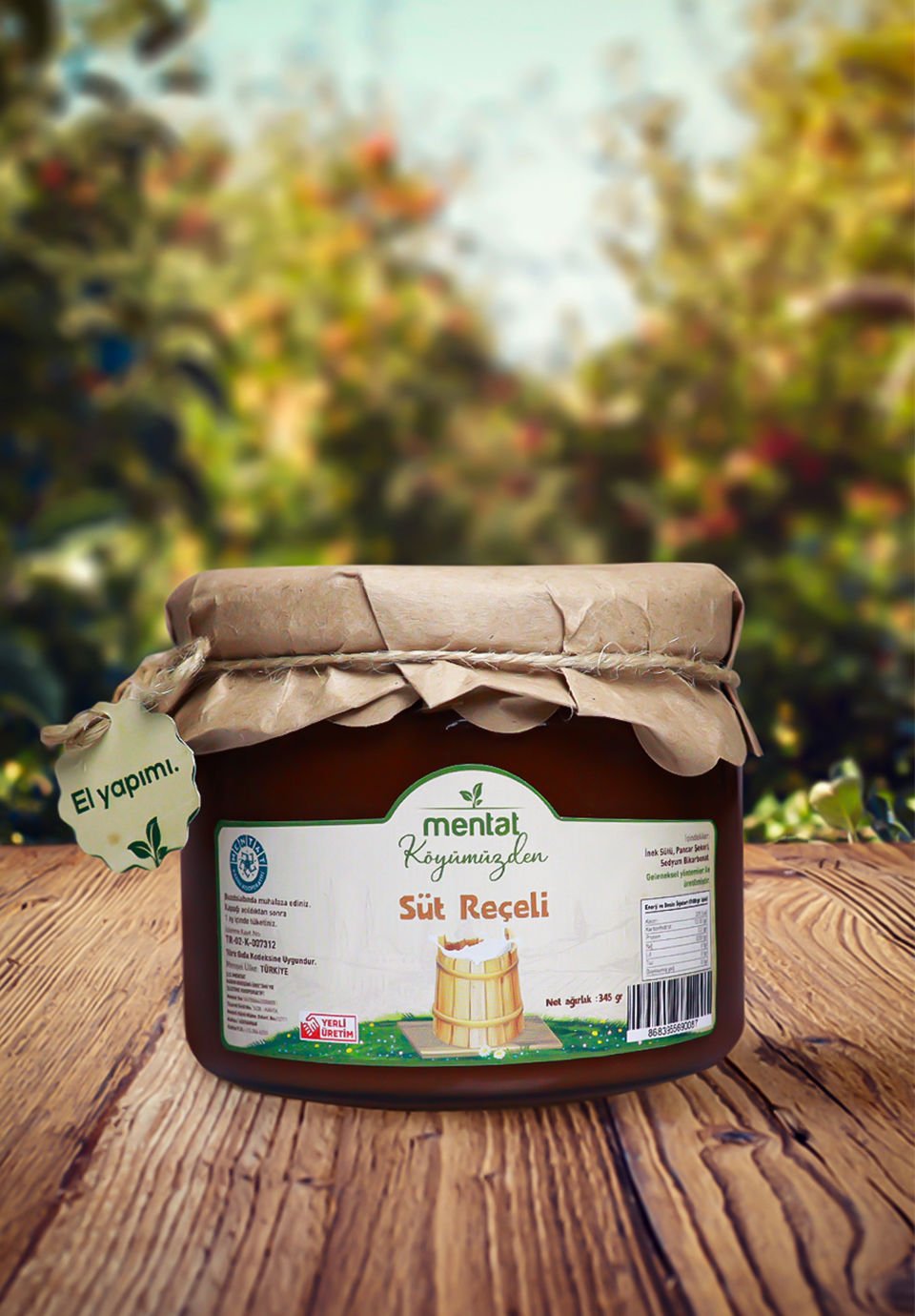 Mentat Süt Reçeli 345 gr.