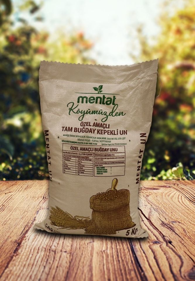 Tam Buğday Kepekli Un 5000 Gr