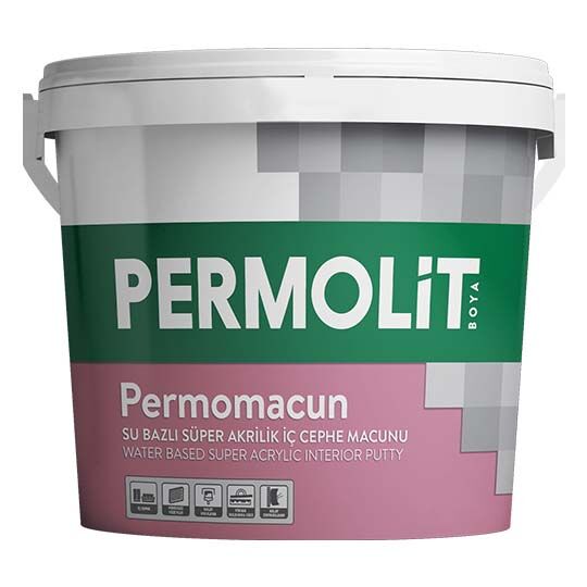 Permomacun Su Bazlı Süper Akrilik İç Cephe Macunu