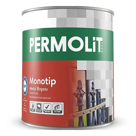 Monotip Renkli Antipas Boya Parlak 2,5 - Siyah