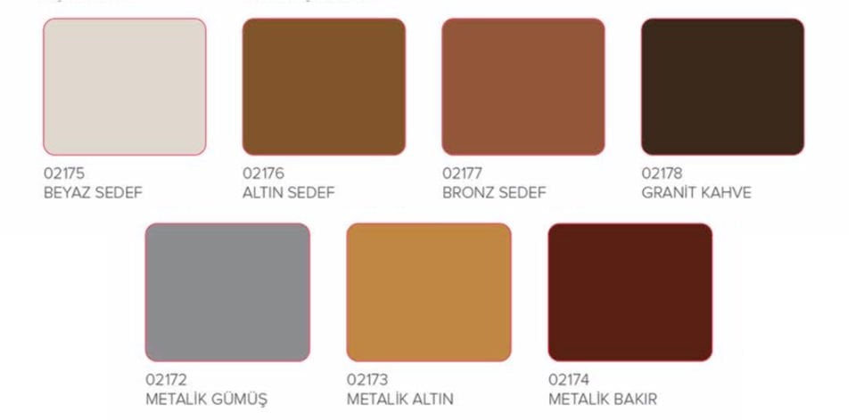 Permolit Multi Surface Akrilik Metalik Boya 120 ML (6'lı Kutu) 120 - 2175 Beyaz Sedef