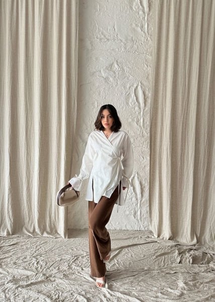 Beyaz Pamuk Kimono