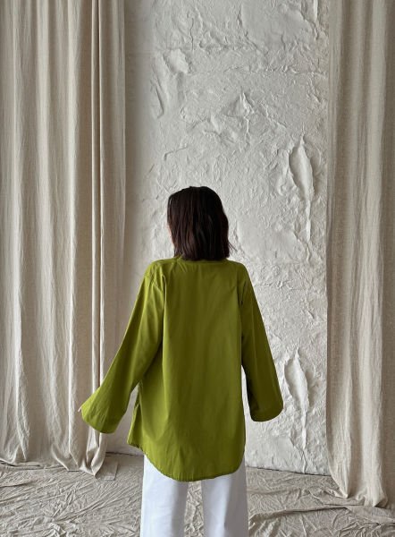 Yeşil Bağlamalı Kimono