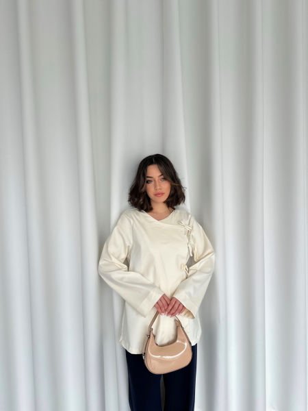 Bağlamalı Kimono Ceket