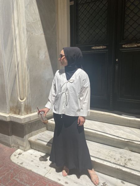 Kısa Bağlamalı Kimono