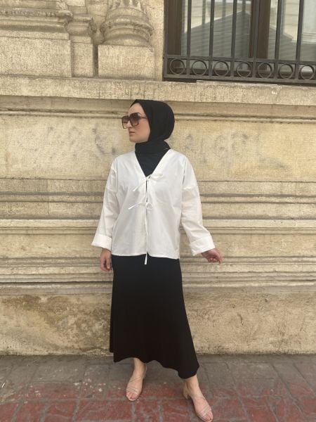 Kısa Bağlamalı Kimono
