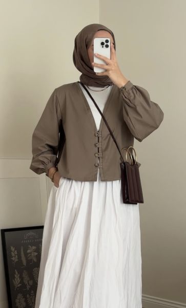 Gri Kimono Gömlek