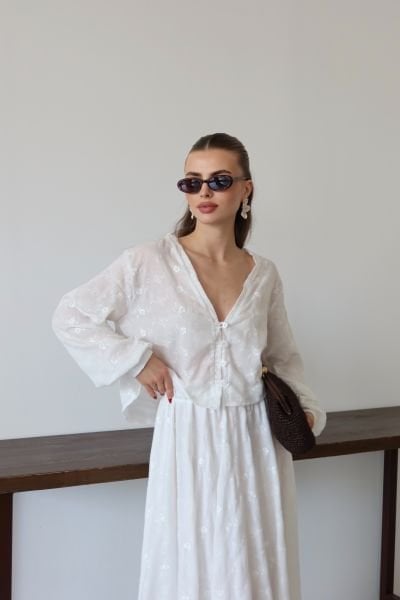 Nakışlı Kimono