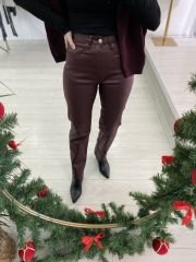 Orijinal Marka Bordo Mumlu Jean