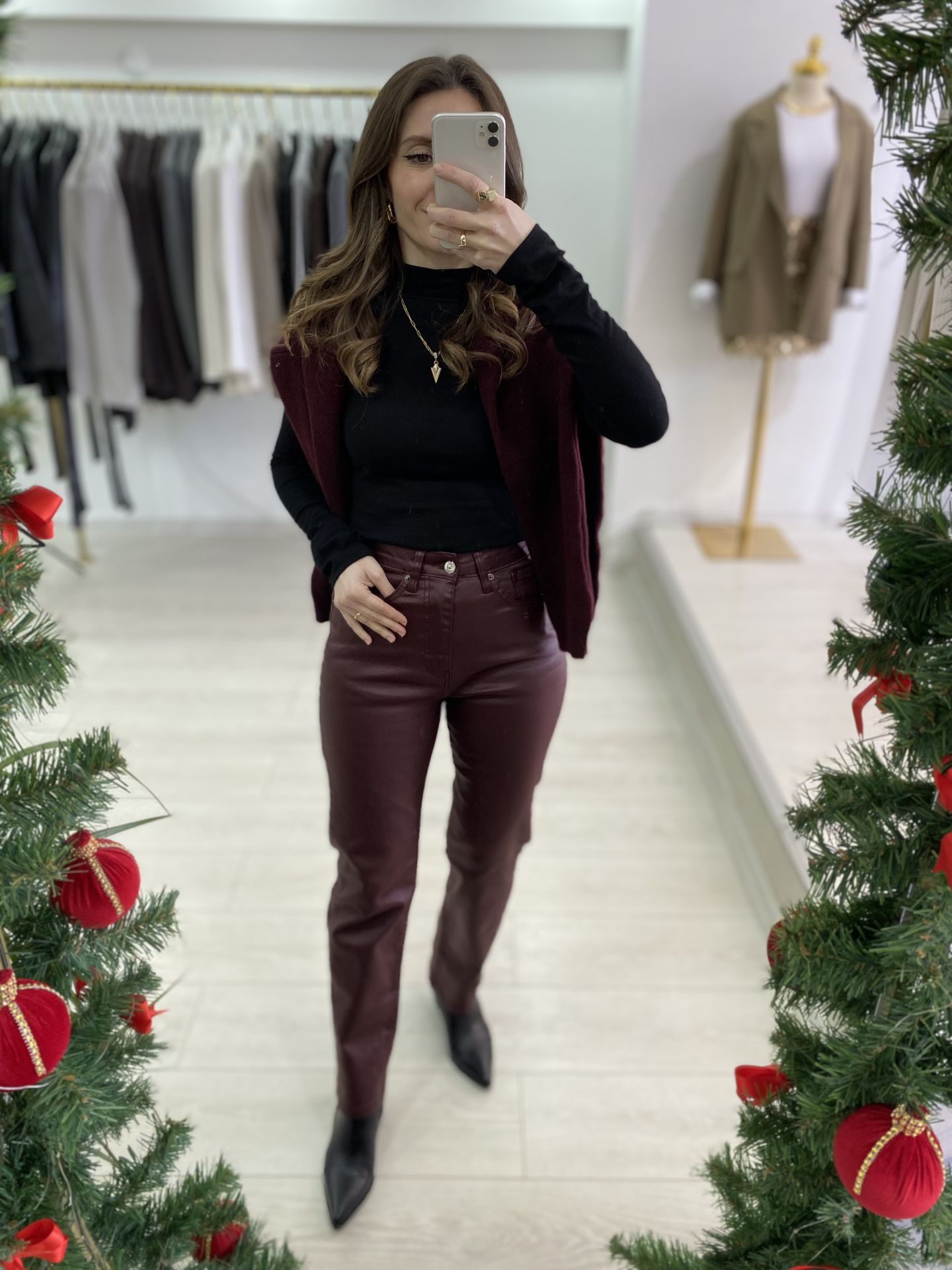 Orijinal Marka Bordo Mumlu Jean