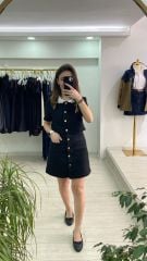 Chanel Kumaş Ceket Etek Görünümlü Elbise