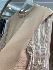 Kol Büzgülü Gömlek Detaylı Premium Sweat