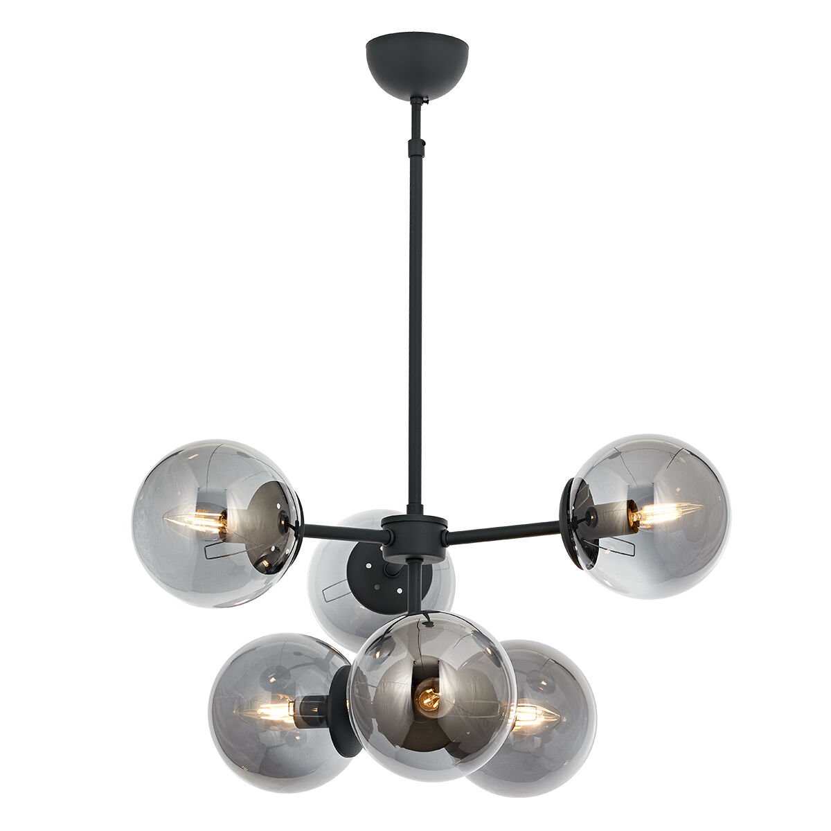 Köst 6 lı Modern Avize Antrasit