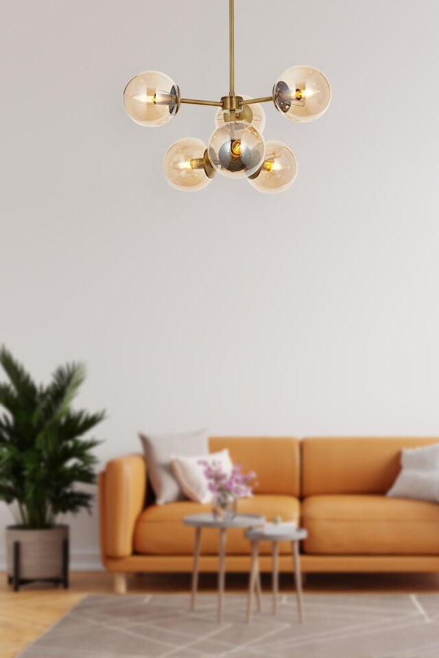 Köst 6 lı Modern Avize Eskitme