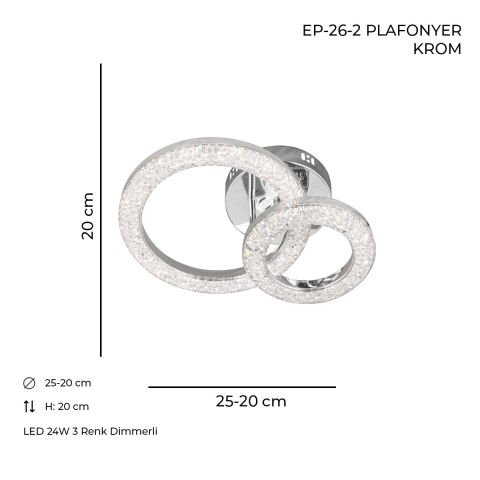 EP-26-2 Plafonyer Krom