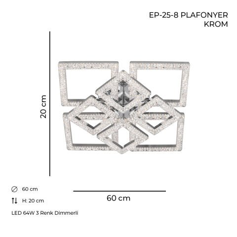 EP-25-8 Plafonyer Krom