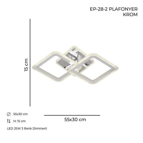 EP-28-2 Plafonyer Krom