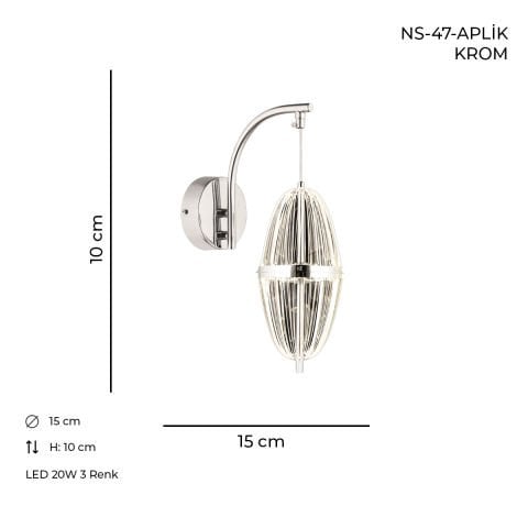 NS-47 Aplik Krom