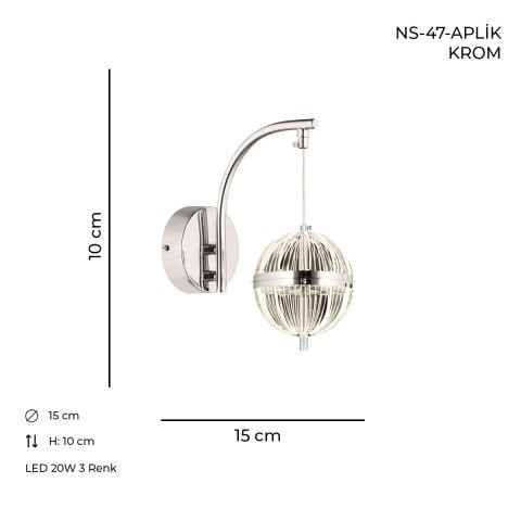NS-47 Aplik Krom