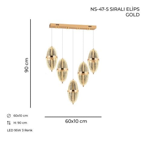 NS-47-5 Sıralı Elips Gold