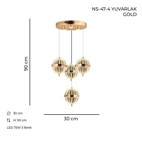 NS-47-4 Yuvarlak Gold