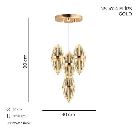 NS-47-4 Elips Gold