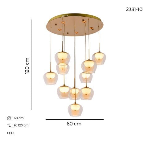LED 31 10'lu Avize