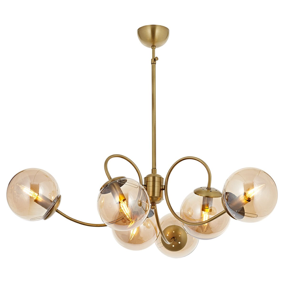 Maral 6 lı Modern Avize Eskitme