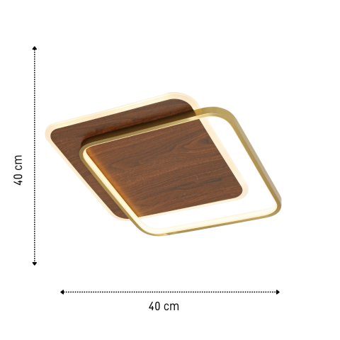 T011-40 Ledli Avize Antrasit