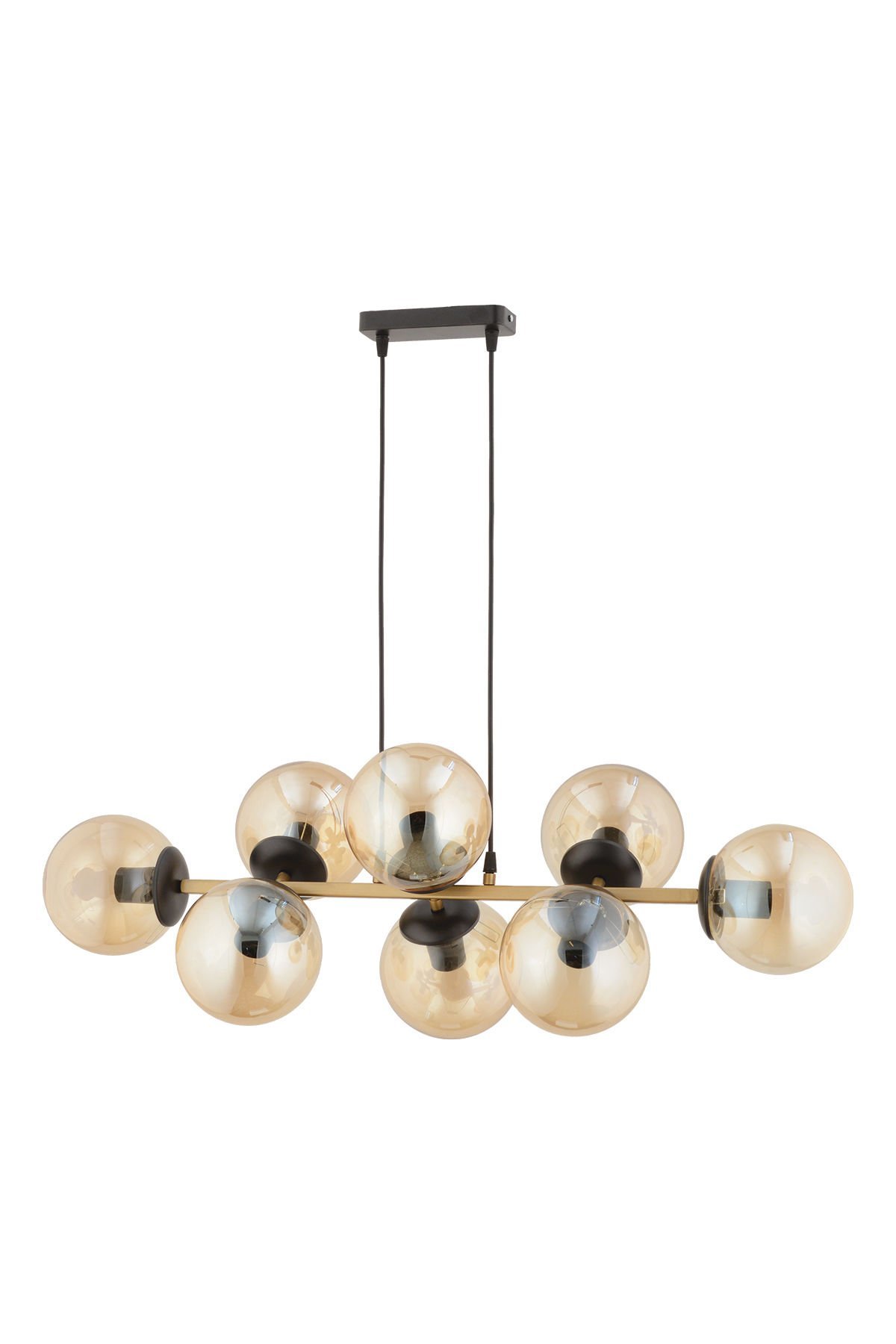 Cross 8'li Opal Camlı Modern Sarkıt Avize Eskitme