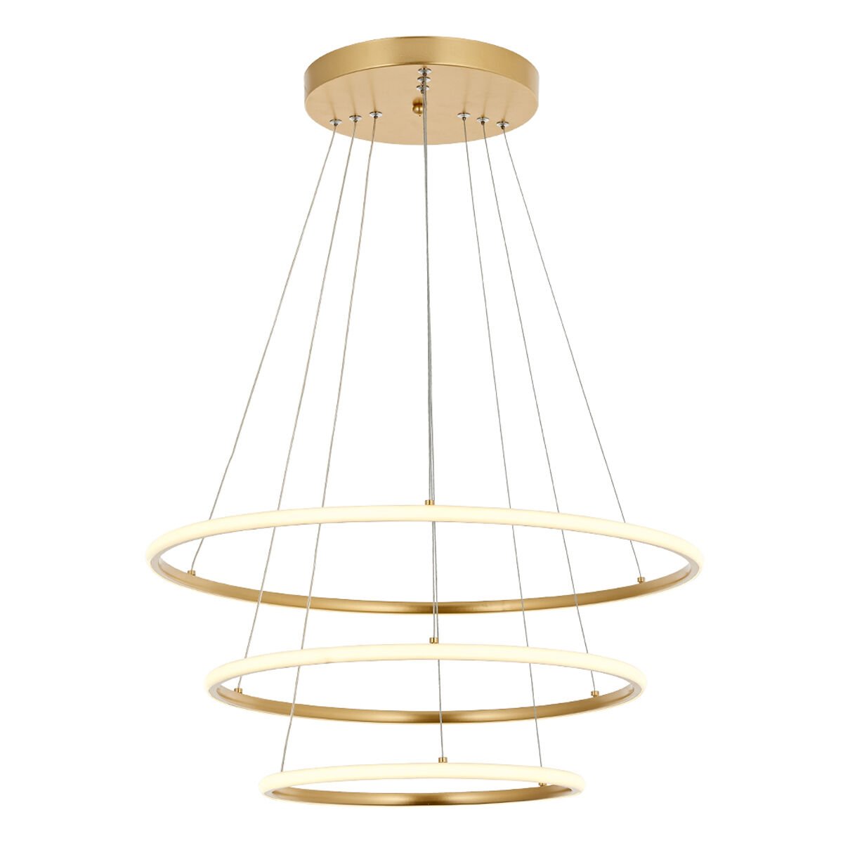 Lund 60lık Ledli Avize Ceren Sarısı