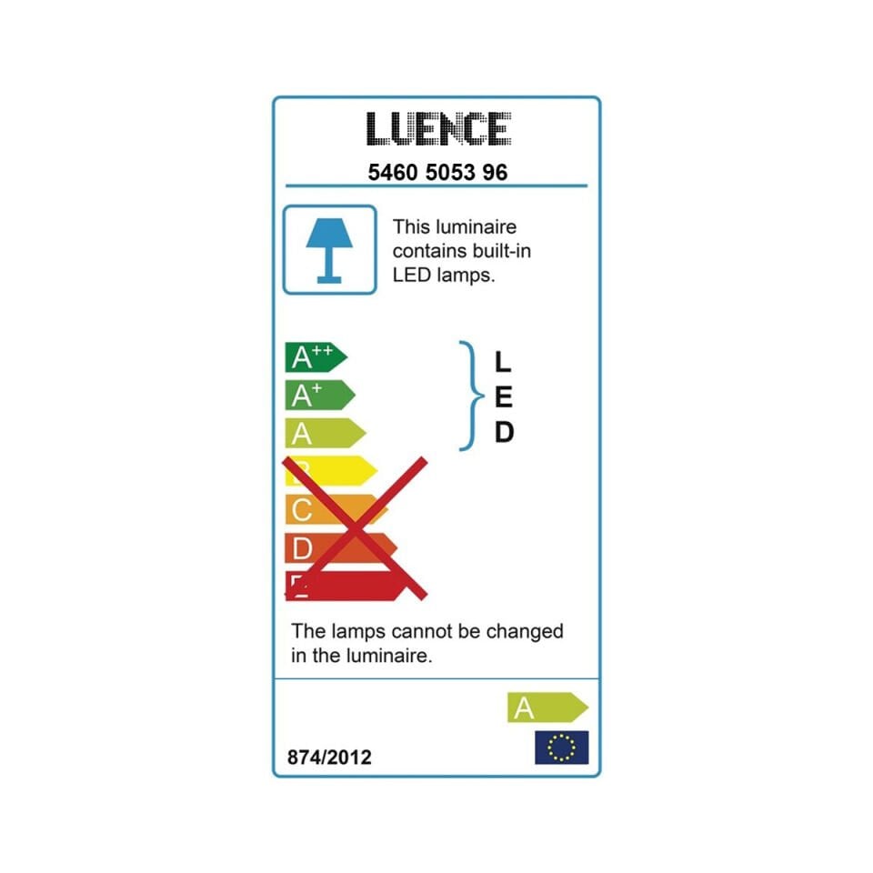 Lund 60lık Oval Ledli Avize Antrasit