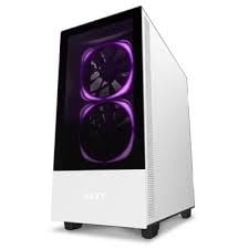 NZXT H510 Elite CA-H510E-W1 USB 3.1 RGB Temperli Cam Mat Beyaz ATX Mid-Tower Gaming (Oyuncu) Kasa