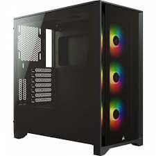 Corsair iCUE 4000X Siyah Tempered Glass RGB USB 3.0 ATX Mid Tower Kasa CC-9011204-WW