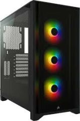 Corsair iCUE 4000X Siyah Tempered Glass RGB USB 3.0 ATX Mid Tower Kasa CC-9011204-WW