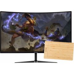 Viewsonic VX3219-PC-MHD 32'' 240Hz 1ms (HDMI+DP) Freesync Curved Full HD LED Monitör + Woodpad 10 Grafik Tablet